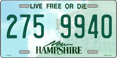 NH license plate 2759940