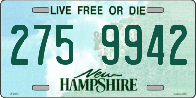 NH license plate 2759942