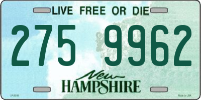 NH license plate 2759962