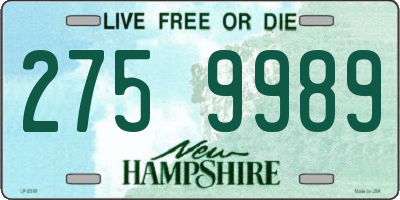 NH license plate 2759989