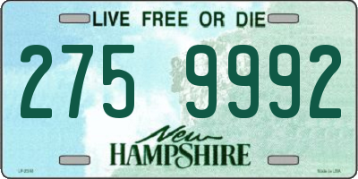NH license plate 2759992