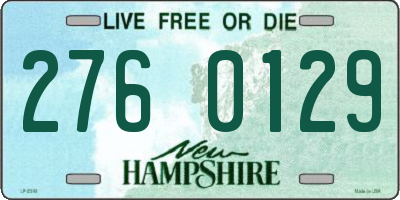 NH license plate 2760129