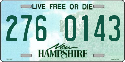 NH license plate 2760143