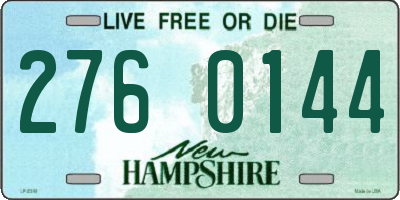 NH license plate 2760144