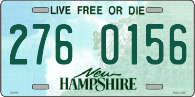 NH license plate 2760156