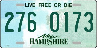 NH license plate 2760173