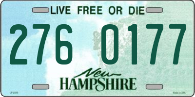 NH license plate 2760177