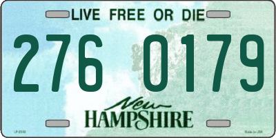 NH license plate 2760179