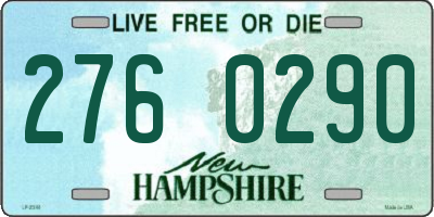 NH license plate 2760290