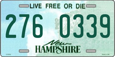 NH license plate 2760339