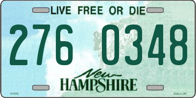 NH license plate 2760348
