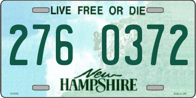NH license plate 2760372
