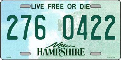 NH license plate 2760422
