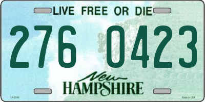 NH license plate 2760423
