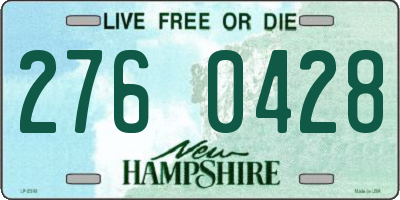 NH license plate 2760428