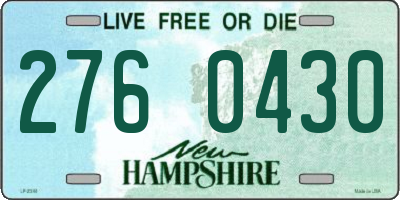 NH license plate 2760430