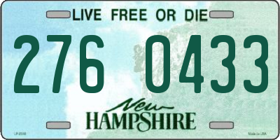 NH license plate 2760433