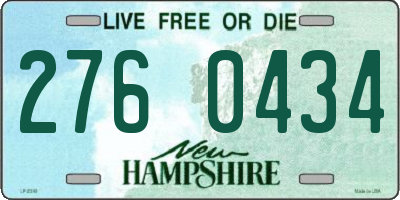 NH license plate 2760434
