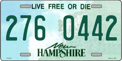 NH license plate 2760442