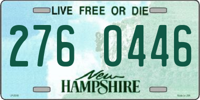 NH license plate 2760446