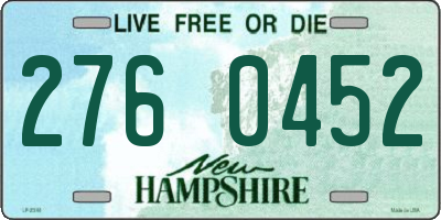 NH license plate 2760452