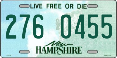 NH license plate 2760455