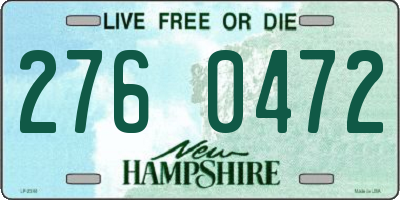 NH license plate 2760472