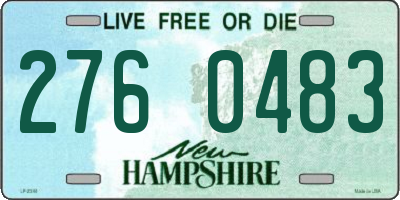 NH license plate 2760483