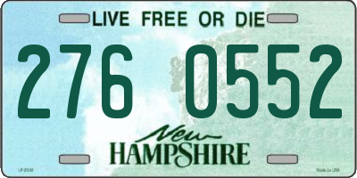 NH license plate 2760552