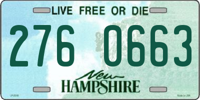 NH license plate 2760663