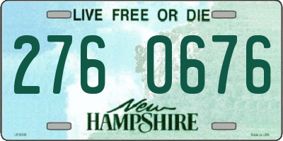 NH license plate 2760676