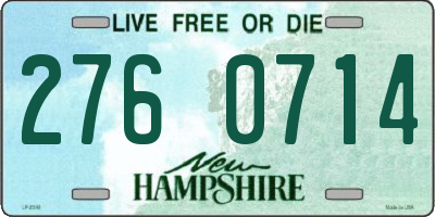 NH license plate 2760714