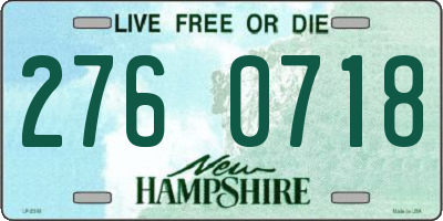NH license plate 2760718