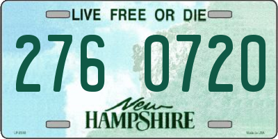 NH license plate 2760720