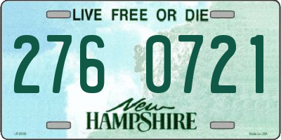NH license plate 2760721