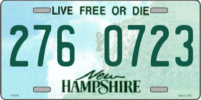 NH license plate 2760723