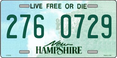 NH license plate 2760729