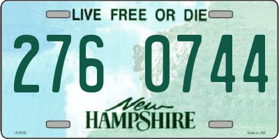 NH license plate 2760744