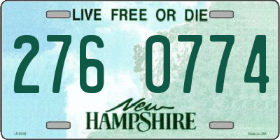 NH license plate 2760774