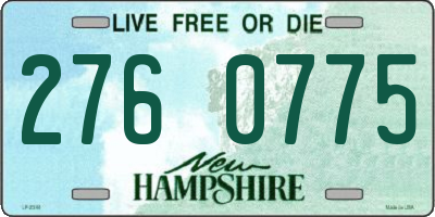 NH license plate 2760775