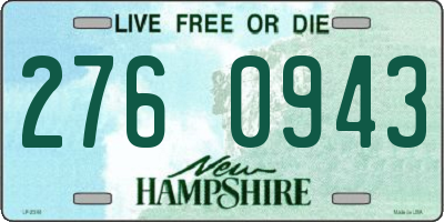 NH license plate 2760943