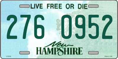 NH license plate 2760952