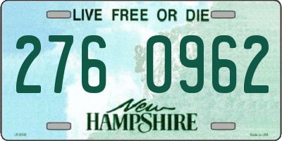 NH license plate 2760962