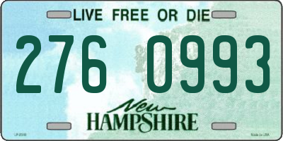 NH license plate 2760993