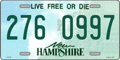NH license plate 2760997