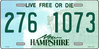 NH license plate 2761073
