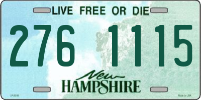 NH license plate 2761115
