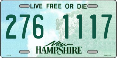 NH license plate 2761117