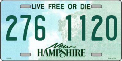 NH license plate 2761120