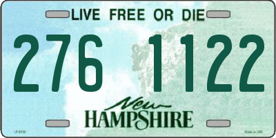 NH license plate 2761122